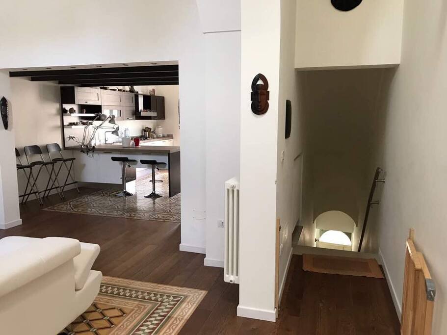Entrance - Living Room and Kitchen view