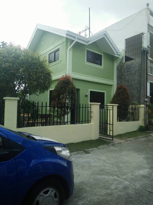 Parking available in front of the house