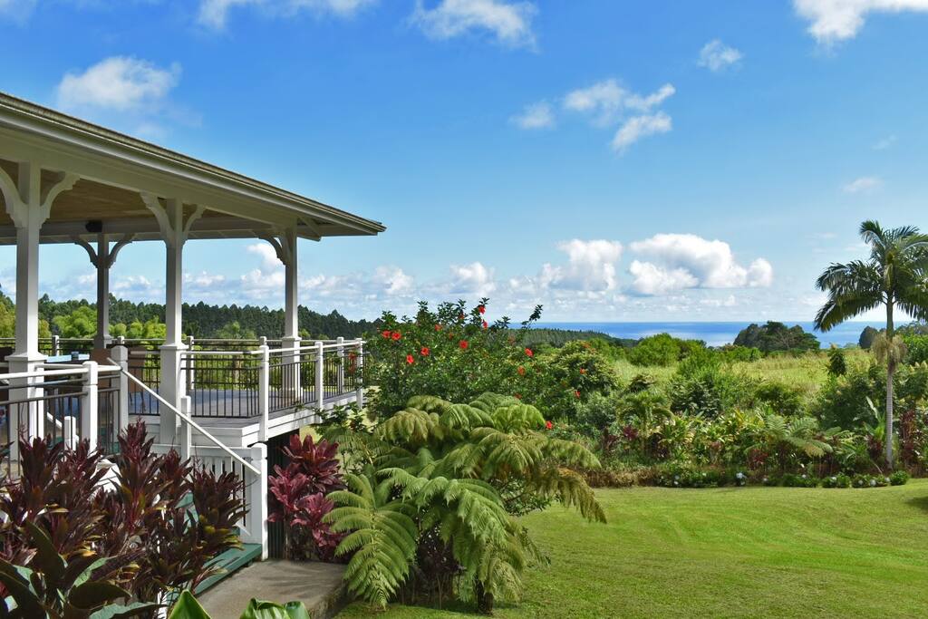 Kapehu Falls. Stunning 20acre ocean view estate. Villas for Rent in