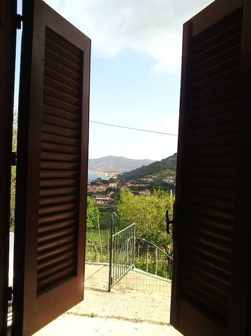 vista panoramica dall' appartameto