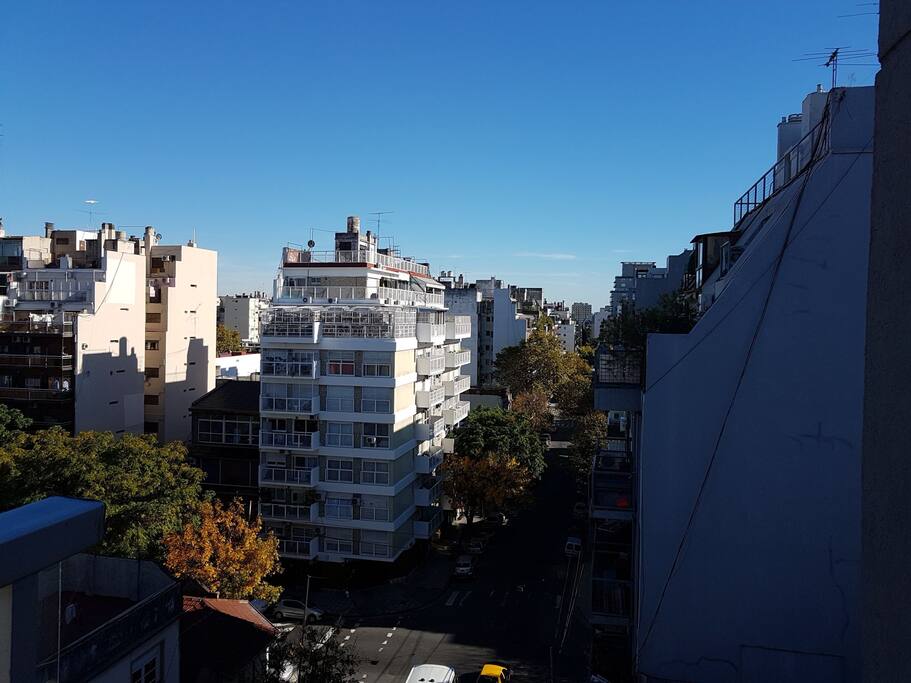 Vista exterior desde el balcón.