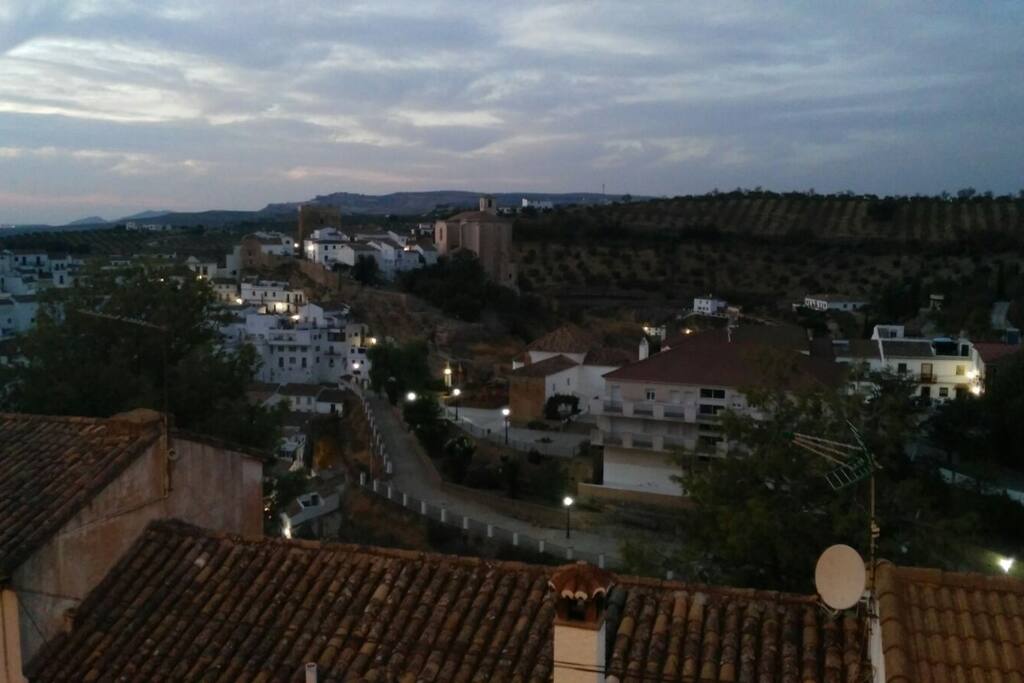 vista desde las afueras de la casa