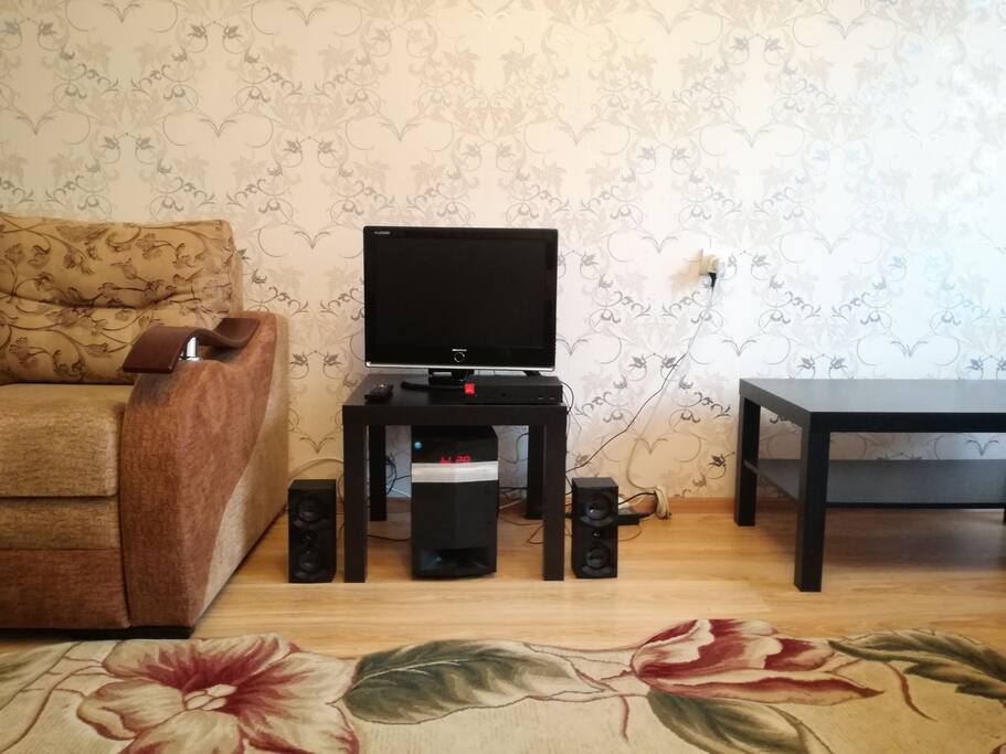 Cozy room with two sofa beds, TV with cable TV, Wi-Fi and a stereo system