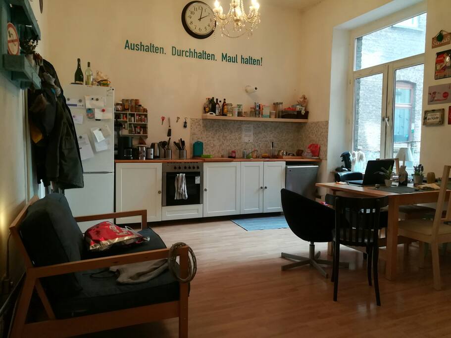 Gemeinsam genutzte Küche - Shared Kitchen, feel free to use our stuff :-)