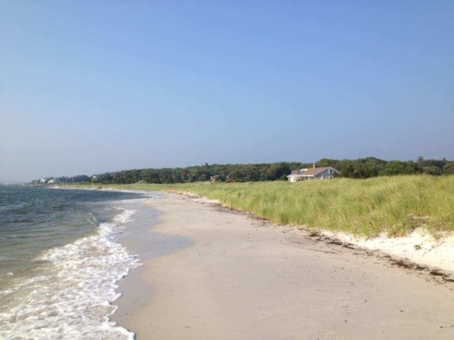 Walk or bike ride to private beach