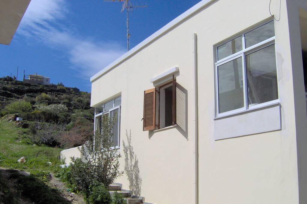 Side view of the property