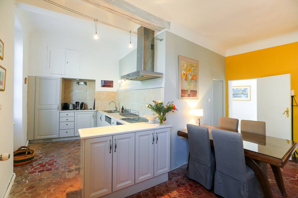 Kitchen and dining area
