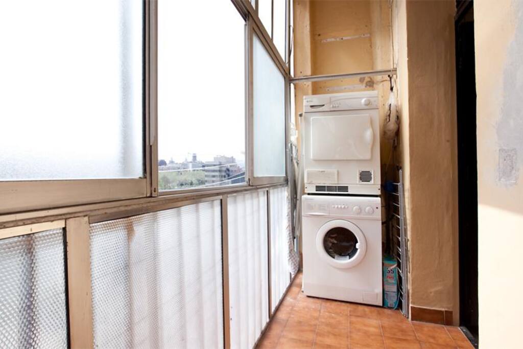 Washing and drying machine for your comfort!