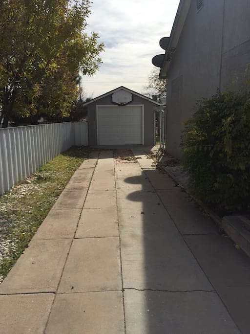 1 Car Garage and RV Parking