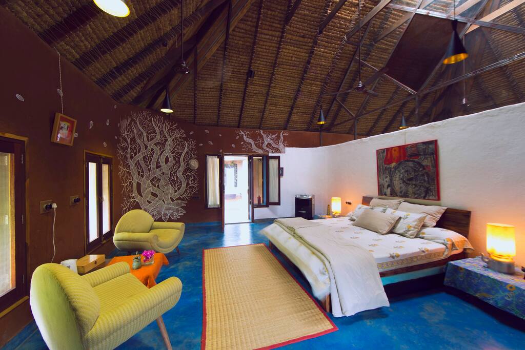 Vyoma Earth built Room at Art Village Karjat Earth