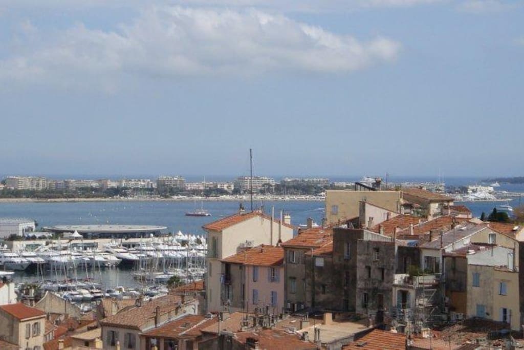 view from the balcony