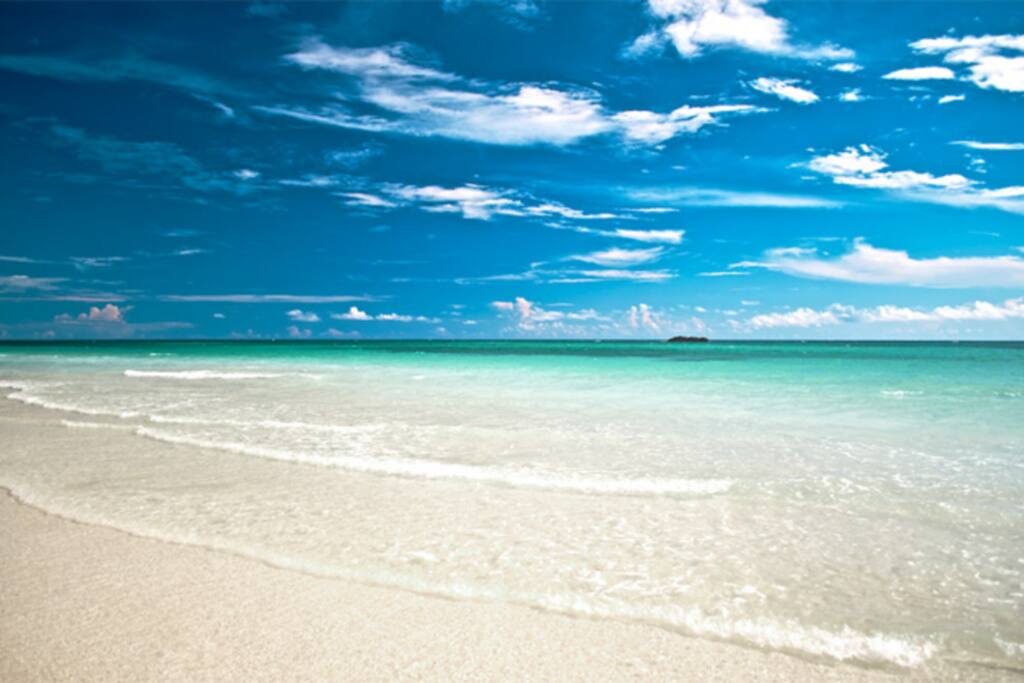William Town beach...10 mins away driving