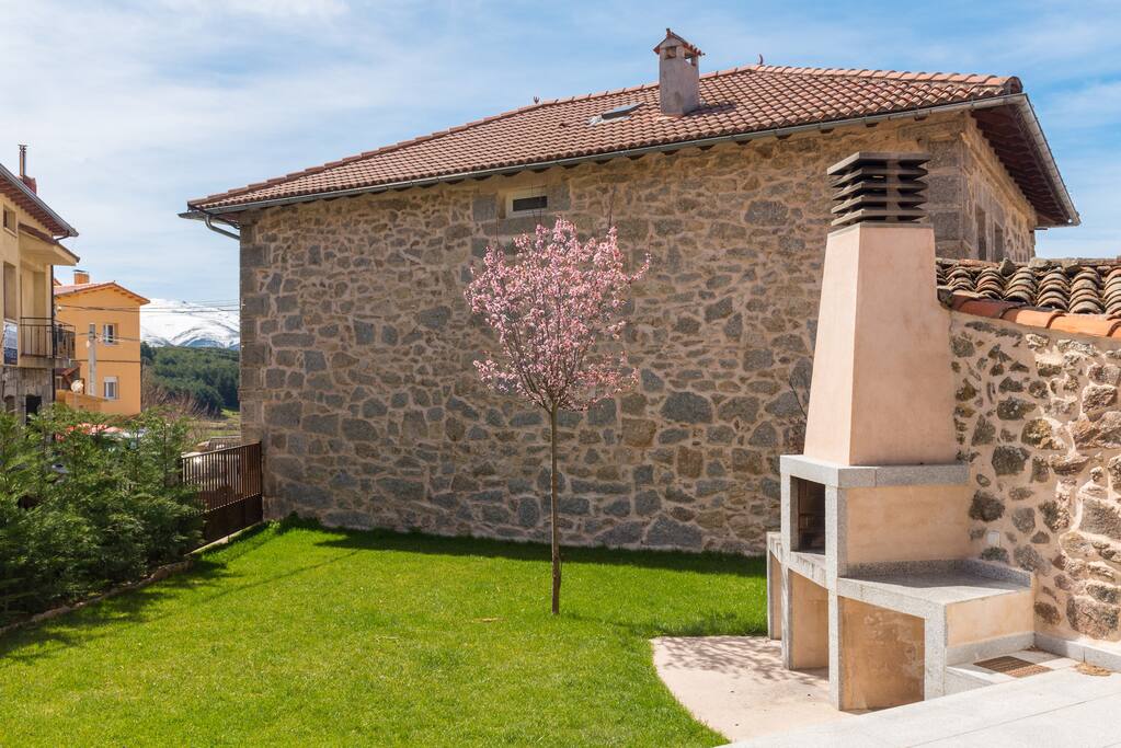 Jardin privado con Barbacoa