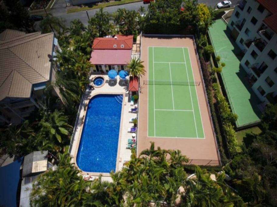 FULL SIZE TENNIS COURT