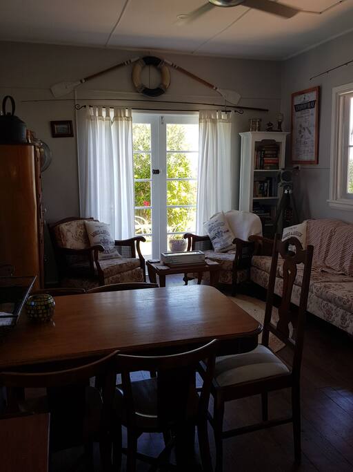 Loungeroom opening onto the front porch