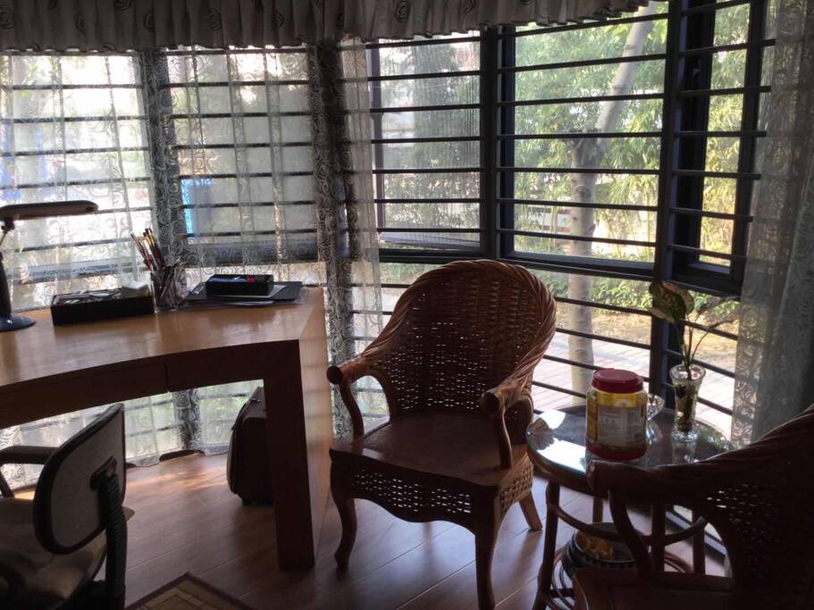 Study area in the bedroom