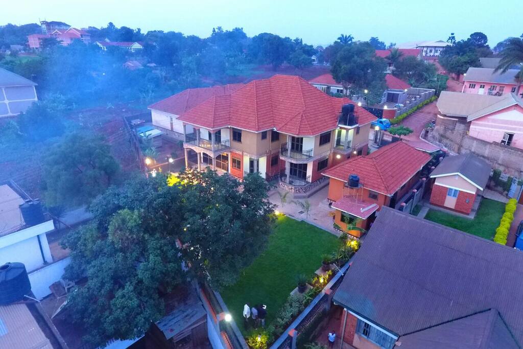 Ariel view of Pebbles Apartments
