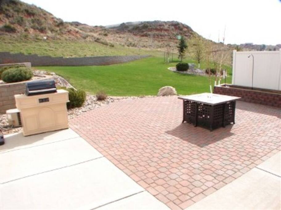 Back Patio/ Backyard View