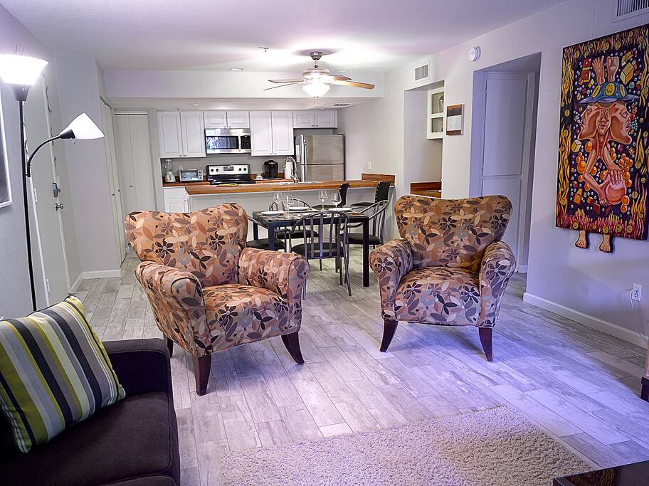 Spacious living area