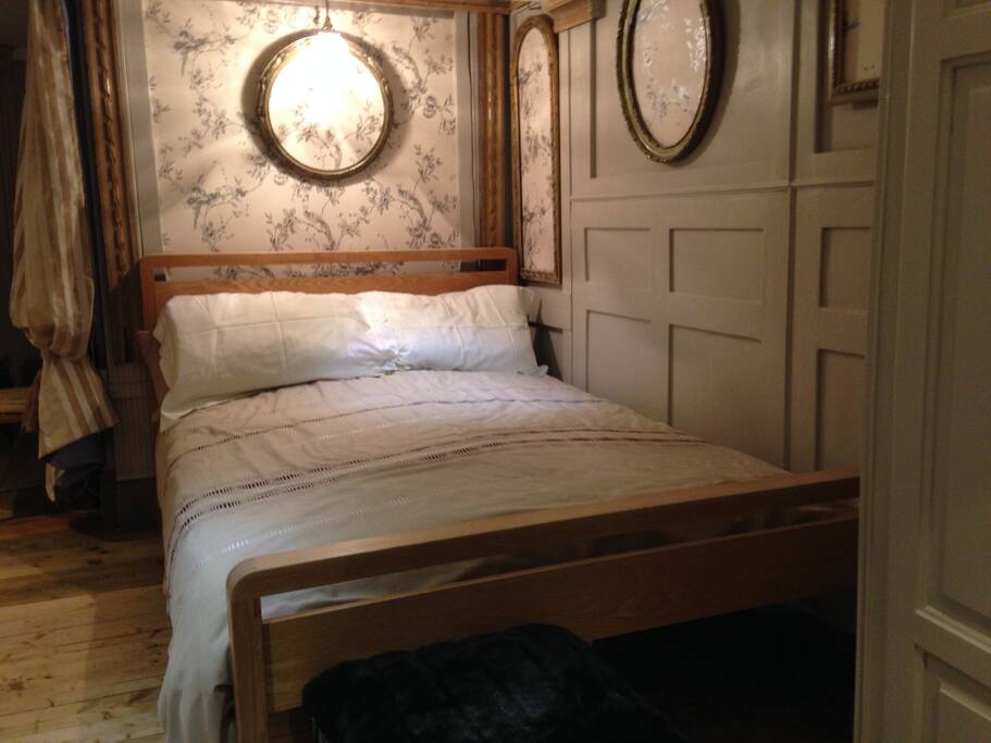 The bed area