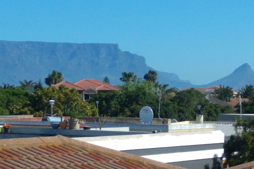View of Table mountain from both bedrooms.