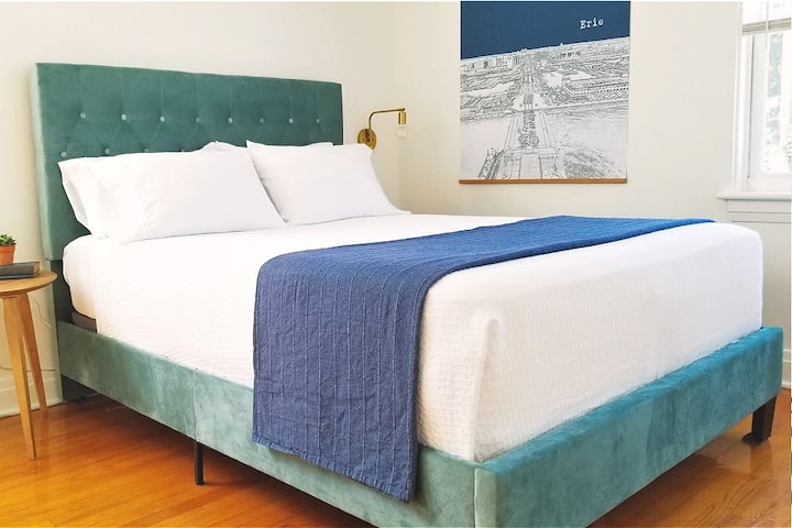 Second bedroom includes a queen size cooling gel memory foam bed. (2nd Floor)