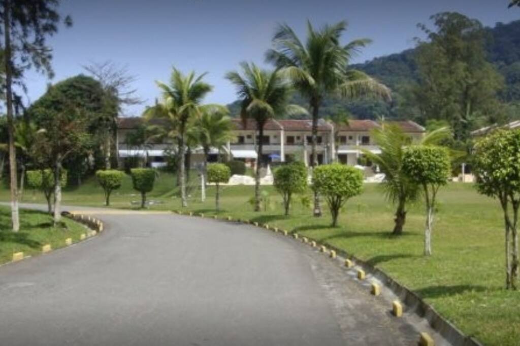 Vista das casas