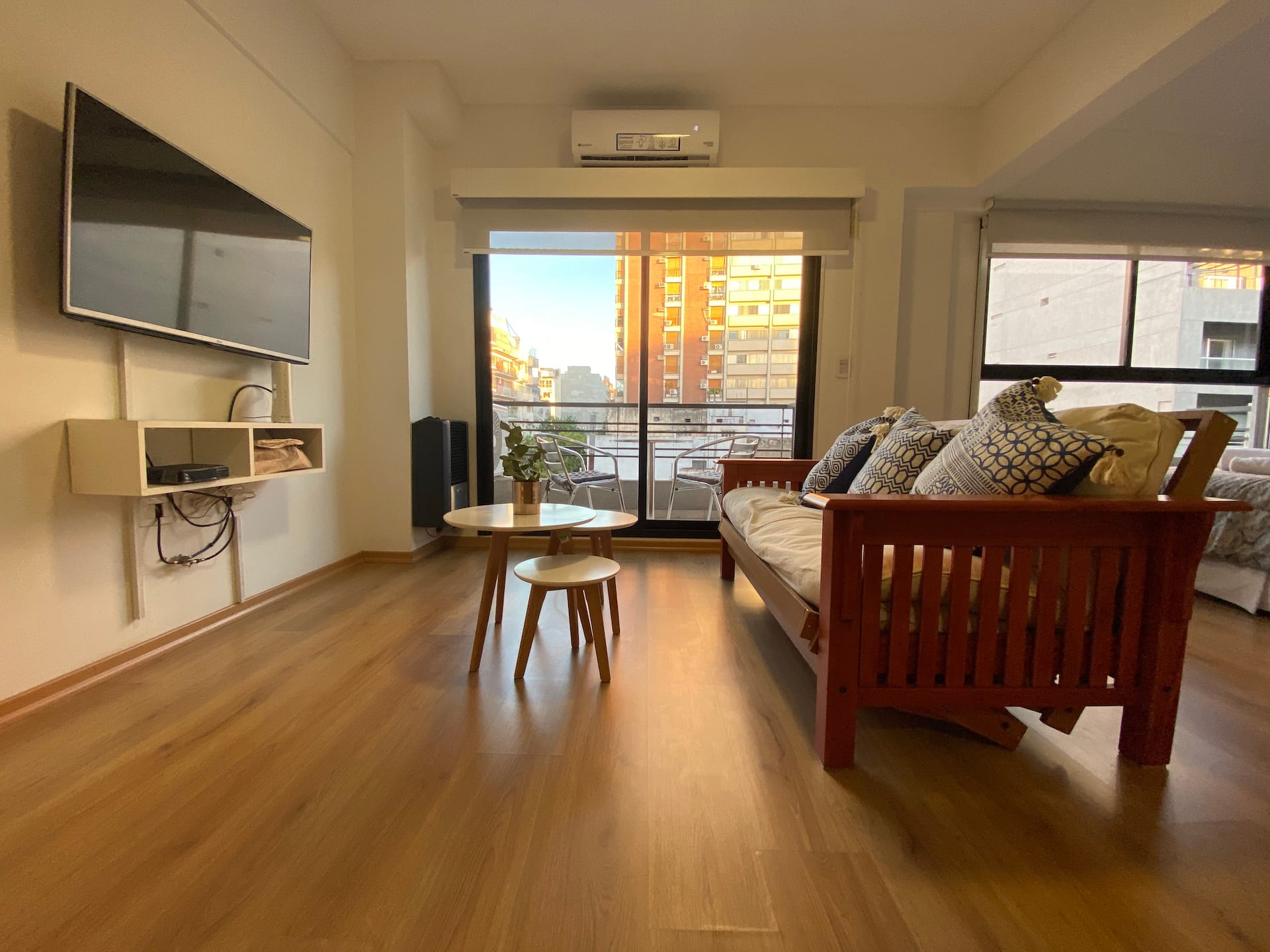 Apartamento de 1 quarto em Recoleta com varanda