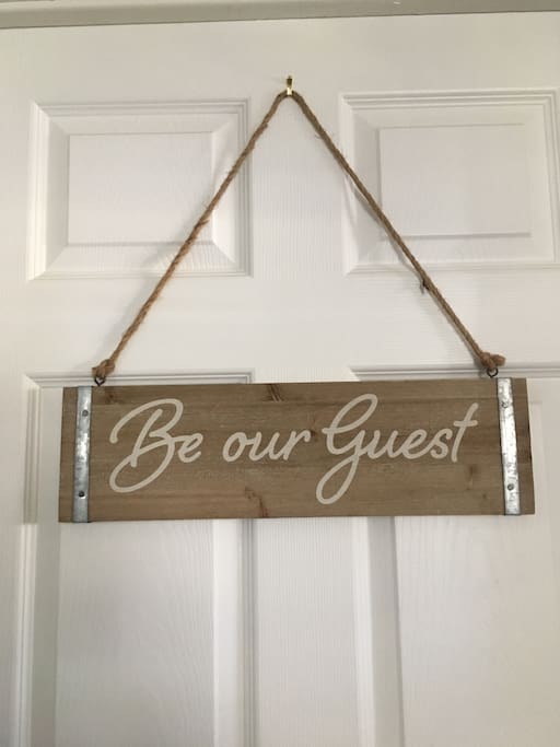 The door to your private bedroom.
