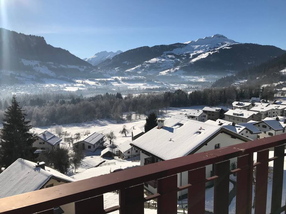 Blick auf den Piz Mundaun