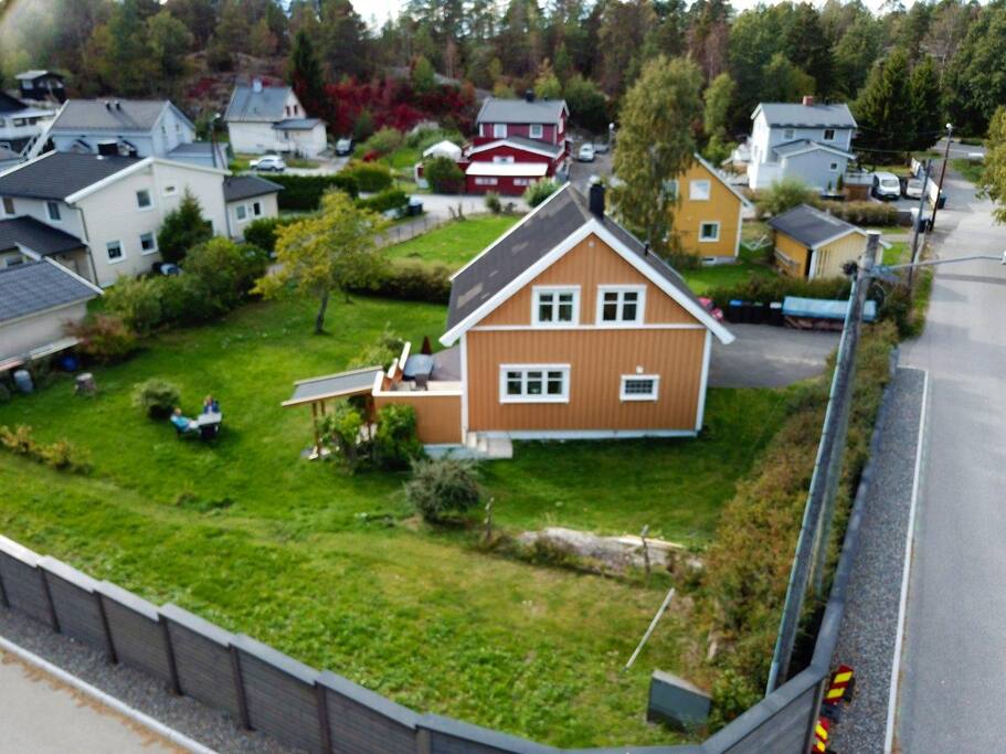 Large garden.