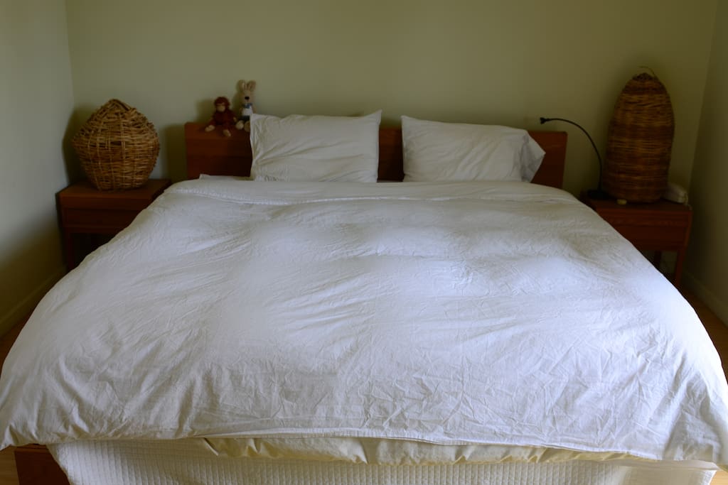 King bed in Master Bedroom