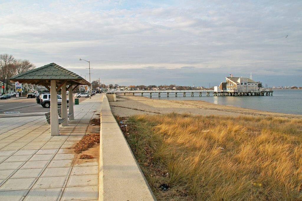 Beach side walk