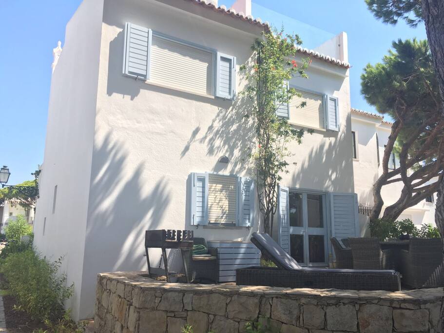 Rear of Villa