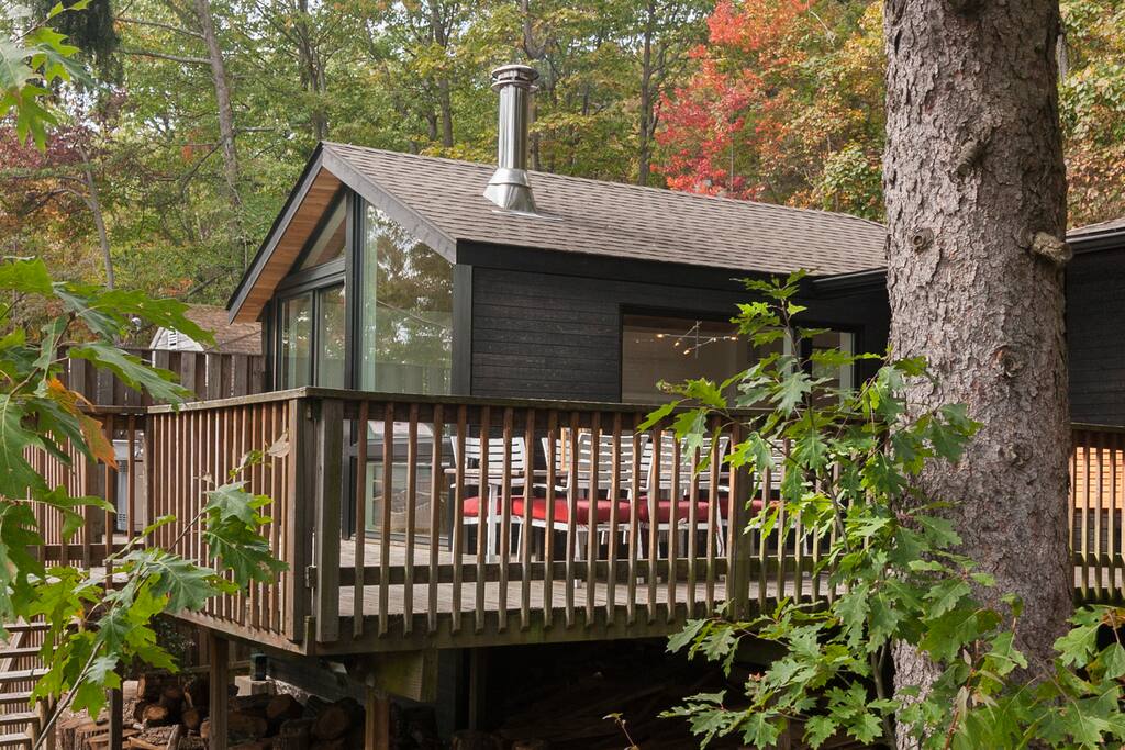 Nestled in the trees