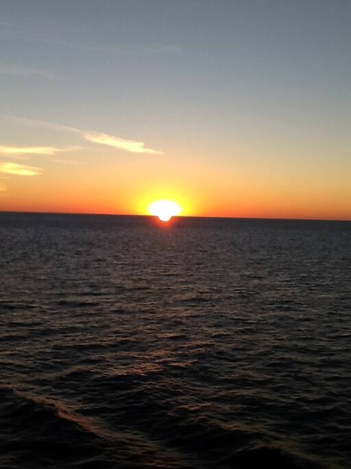 Sunset view on Lake Ontario