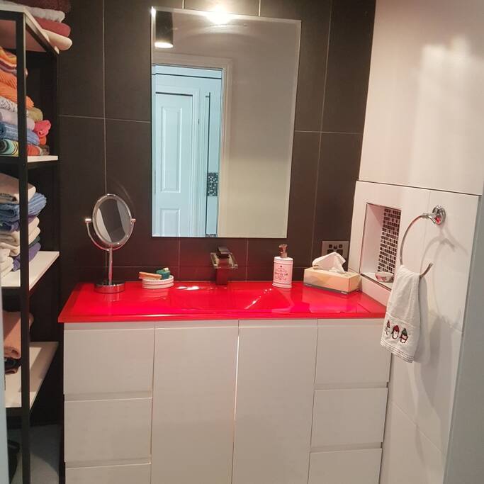 Separate Vanity & Toilet Area