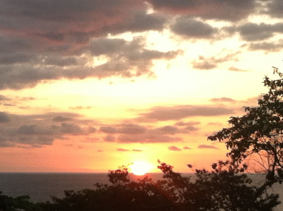 Sunset from the Balcony