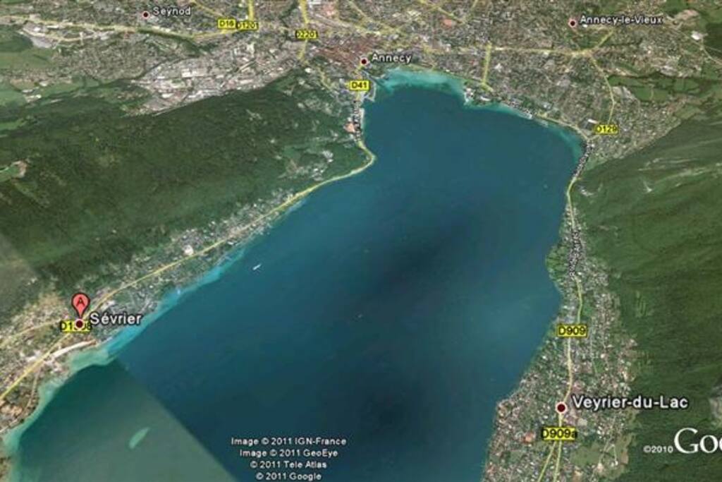 plan du lac