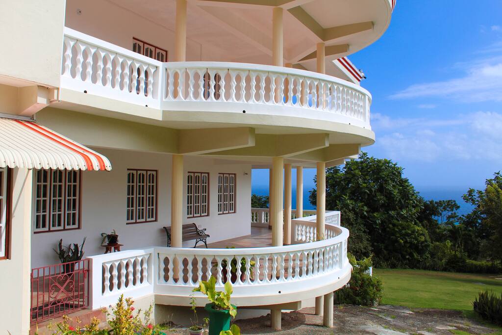 Balcony benches made for you to reflect on the future.