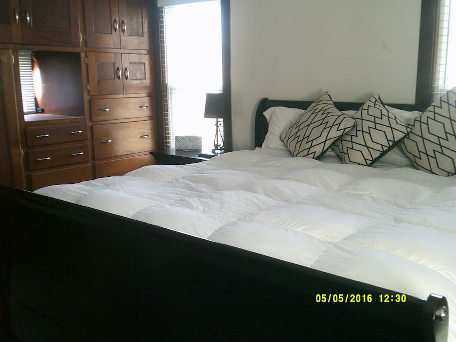 King Bedroom with 50" Television