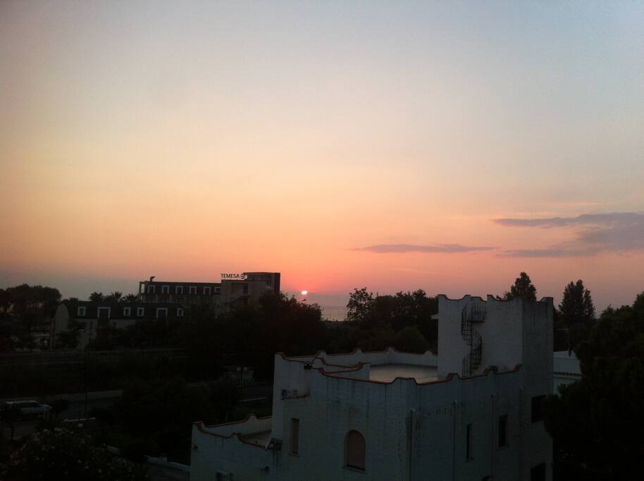 vista dal balcone