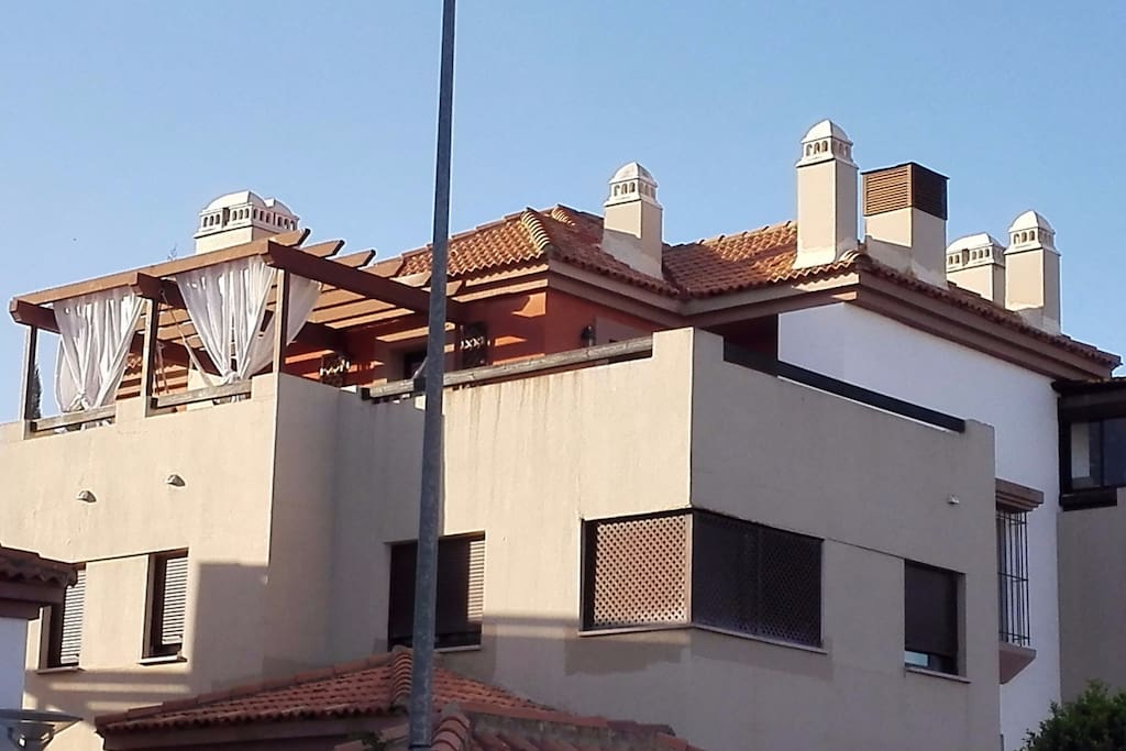 Vista del Ático desde la calle