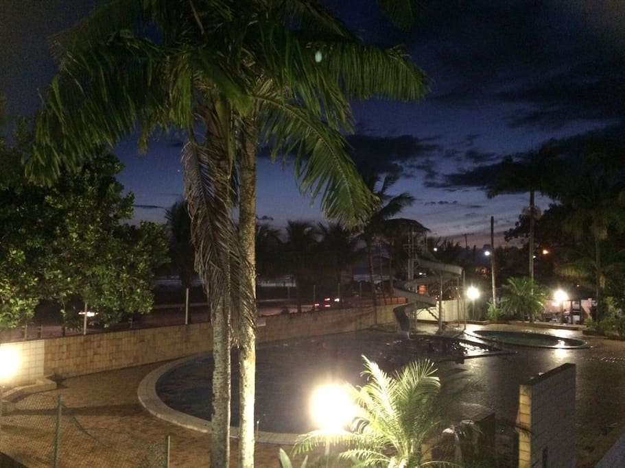 Fim de tarde da sacada.