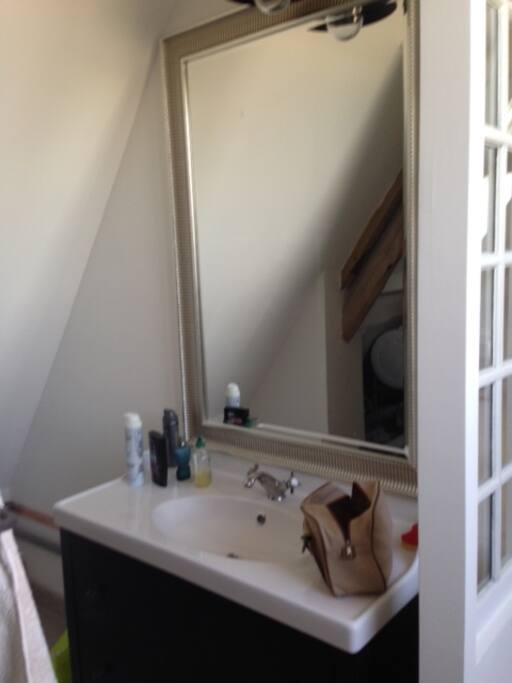 Salle-de-bain chambre Rouvroy avec douche & wc