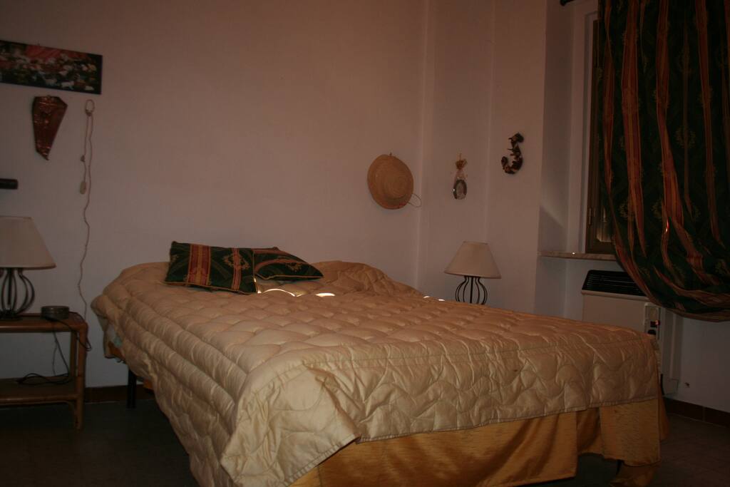 Particolare della camera da letto