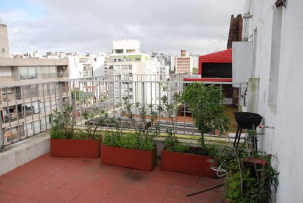 Terraza amplia