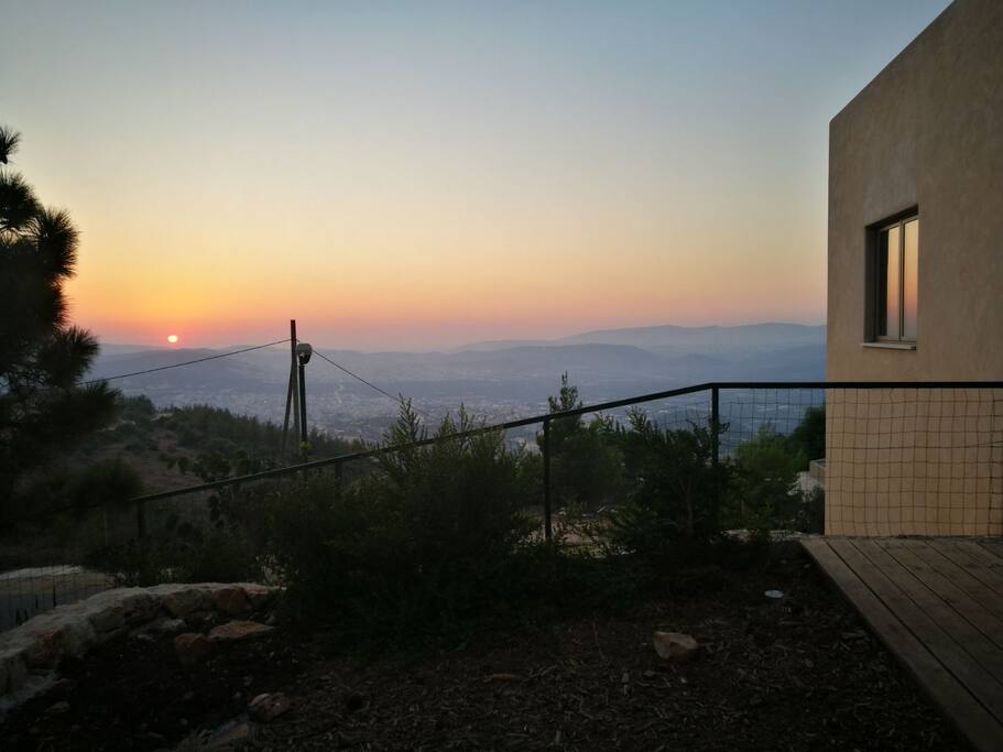 the view from the patio