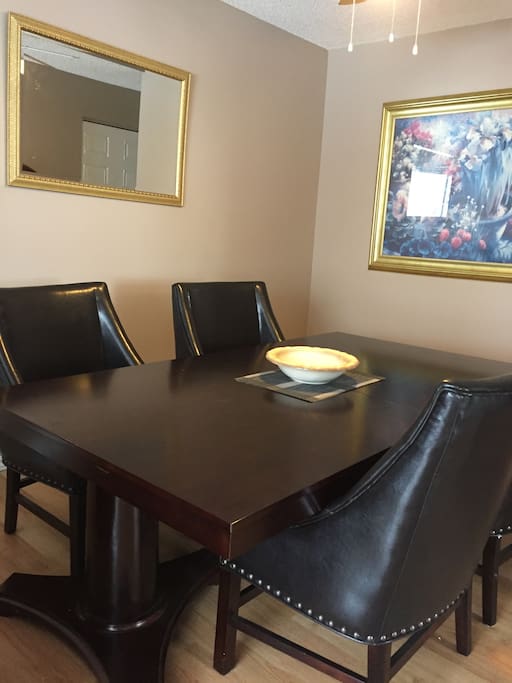 Large dining room table for 6