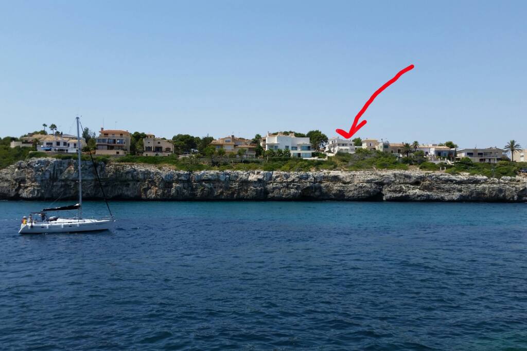 Ubicación desde el mar